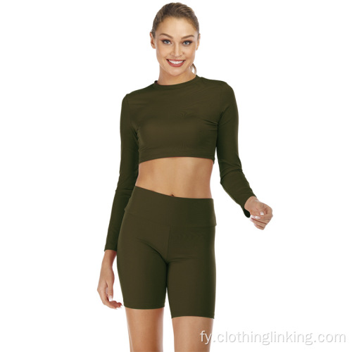 yoga outfits foar froulju 2 stik set